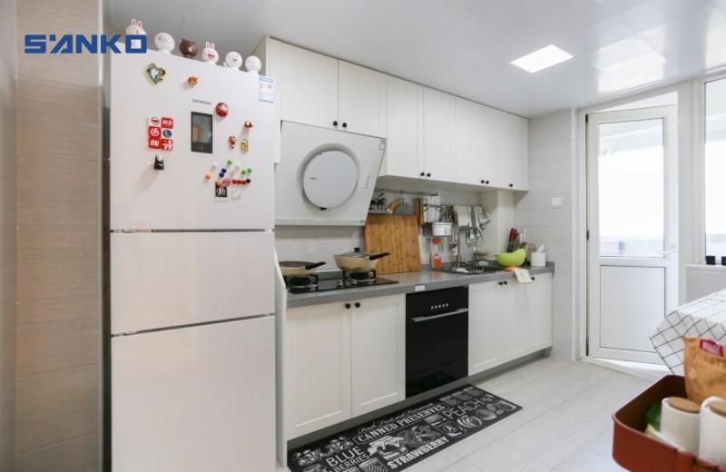 Mẹo Thiết Kế Không Gian Bếp Chung Cư Hiện Đại Với Tủ Lạnh