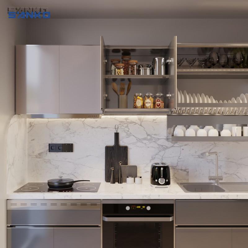 Mẹo tối ưu hóa không gian tủ trên: Nhỏ nhưng “có võ”