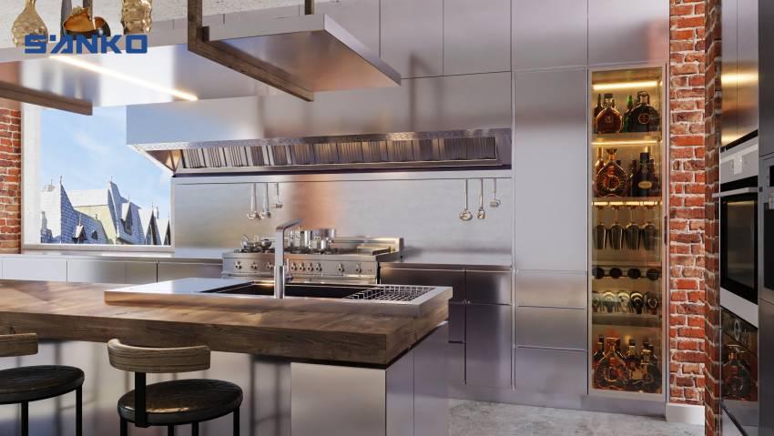 Top những mẫu tủ bếp đẹp cho nhà ống Top những mẫu tủ bếp đẹp cho nhà ống