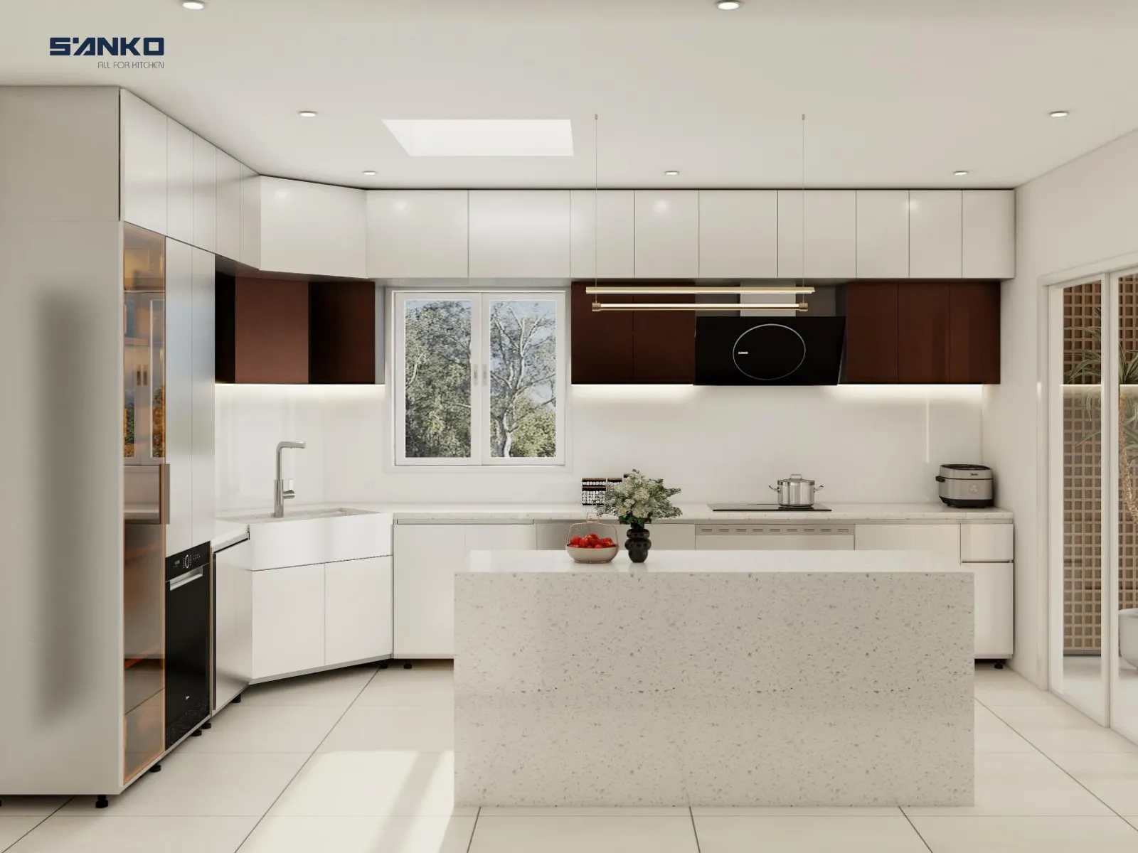 có nên đặt bếp ở góc chéo