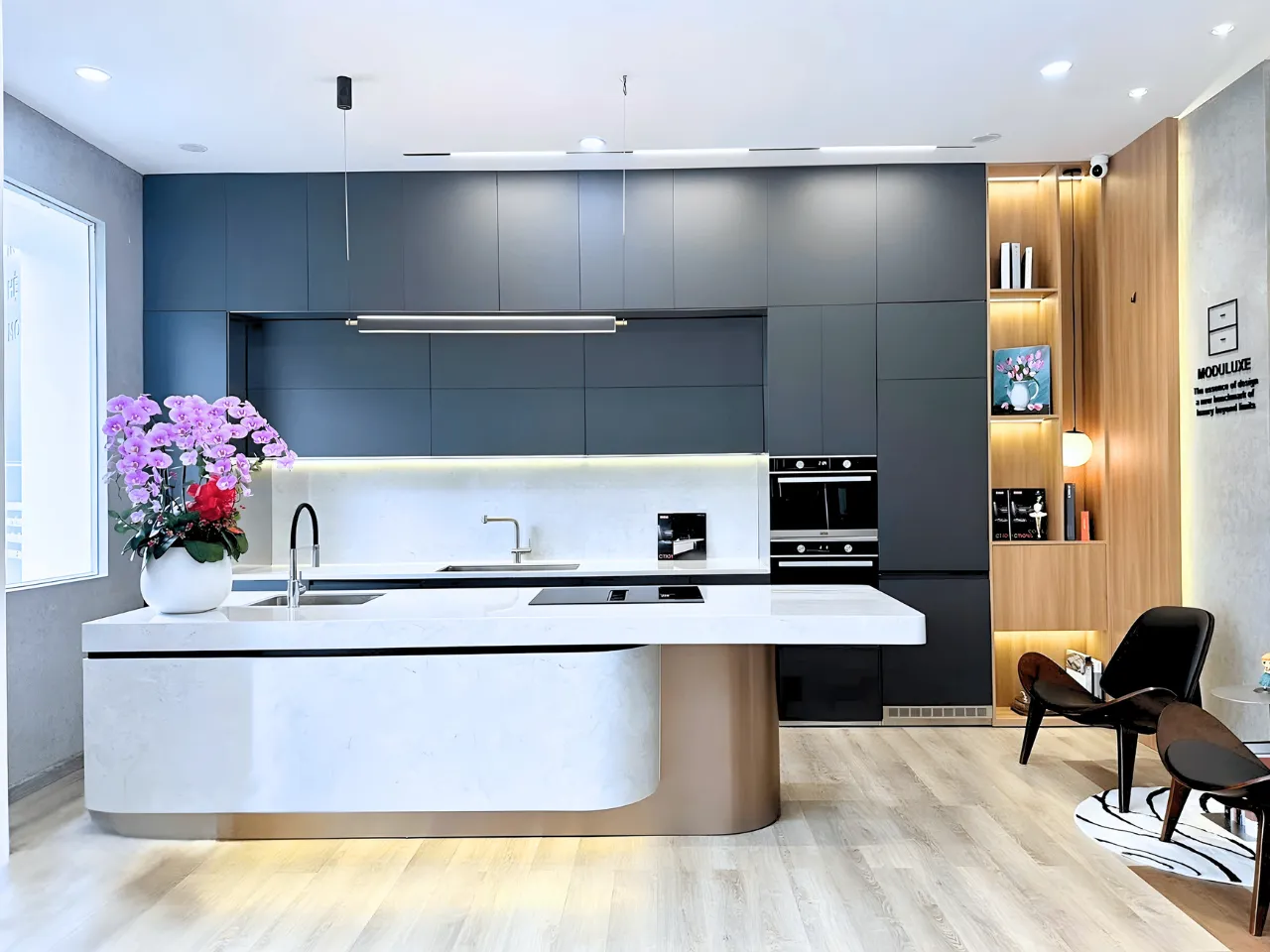 Đơn vị thi công tủ bếp inox