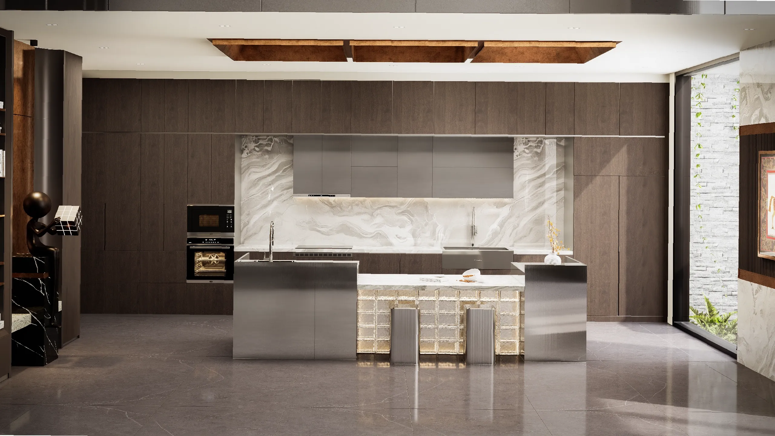 Đơn vị thi công tủ bếp inox