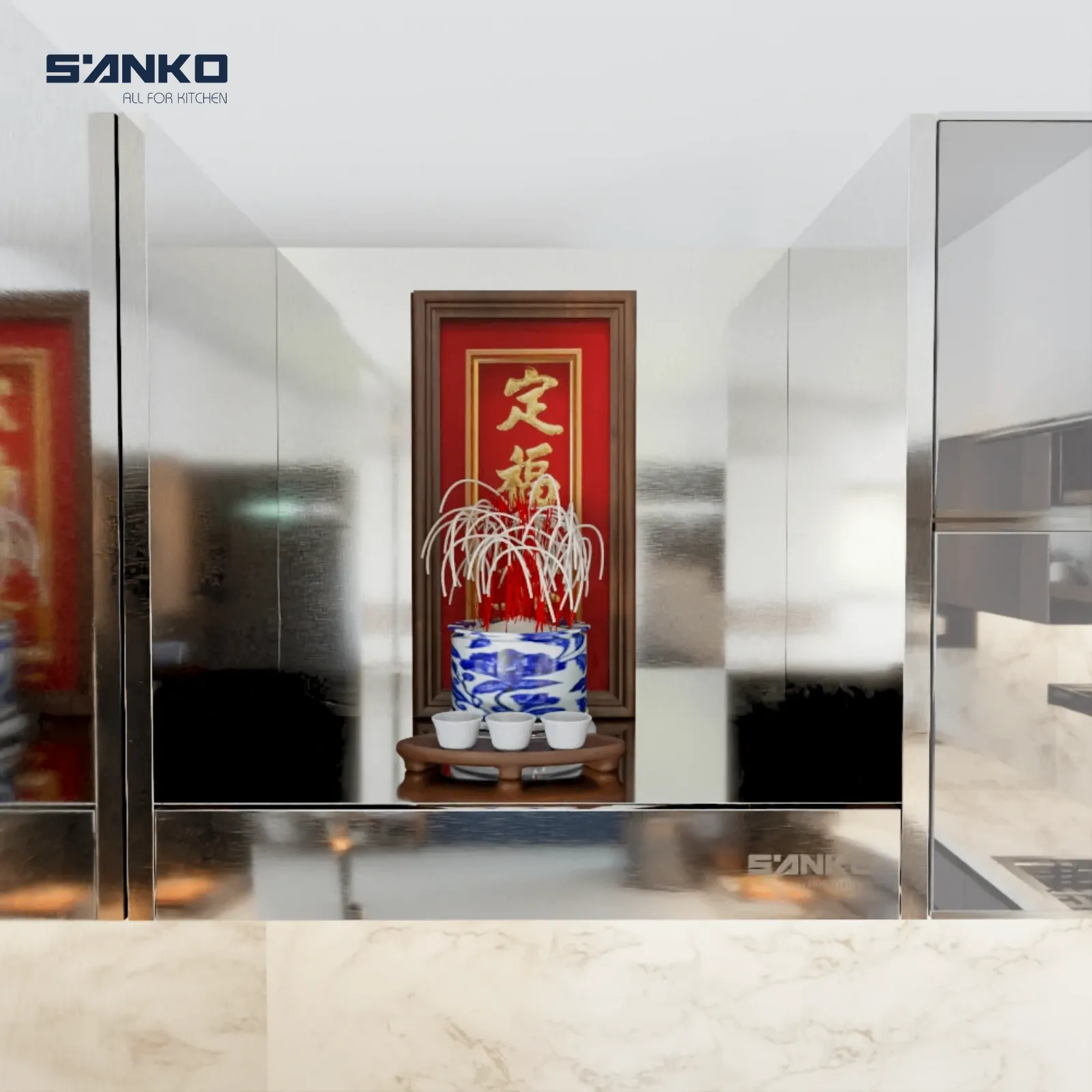 kiêng kỵ cần chú ý khi đặt bàn thờ ông táo