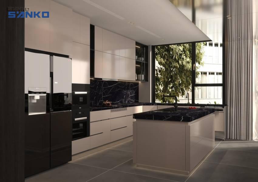 Liệu có nên làm tủ bếp kịch trần không? Ưu và nhược điểm