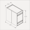 module tủ bếp trên lưu trữ đa năng inox