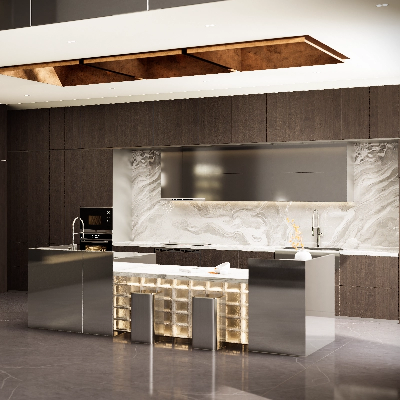 Tủ bếp phong cách Modern