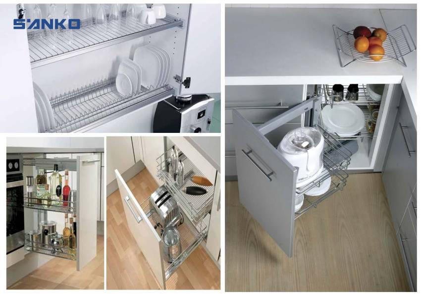 phụ kiện tủ bếp gồm những gì