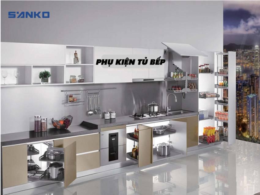phụ kiện tủ bếp gồm những gì