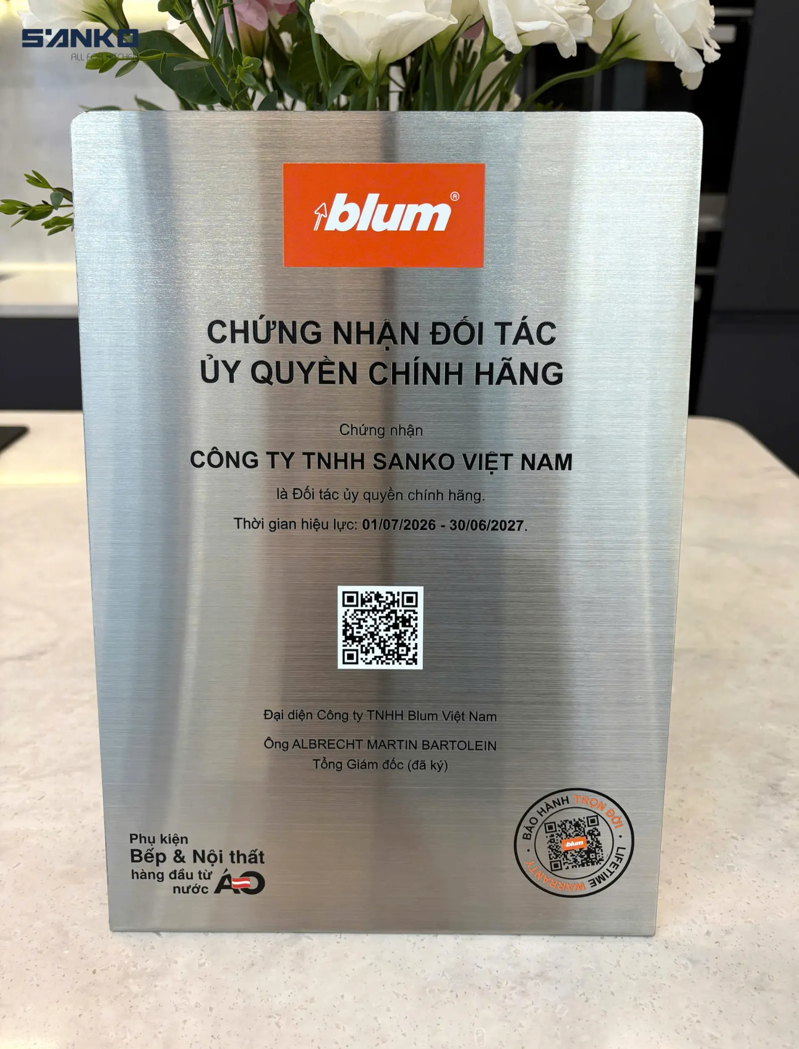 Sanko Chính Thức Trở Thành Đối Tác Ủy Quyền Chính Hãng Của Blum