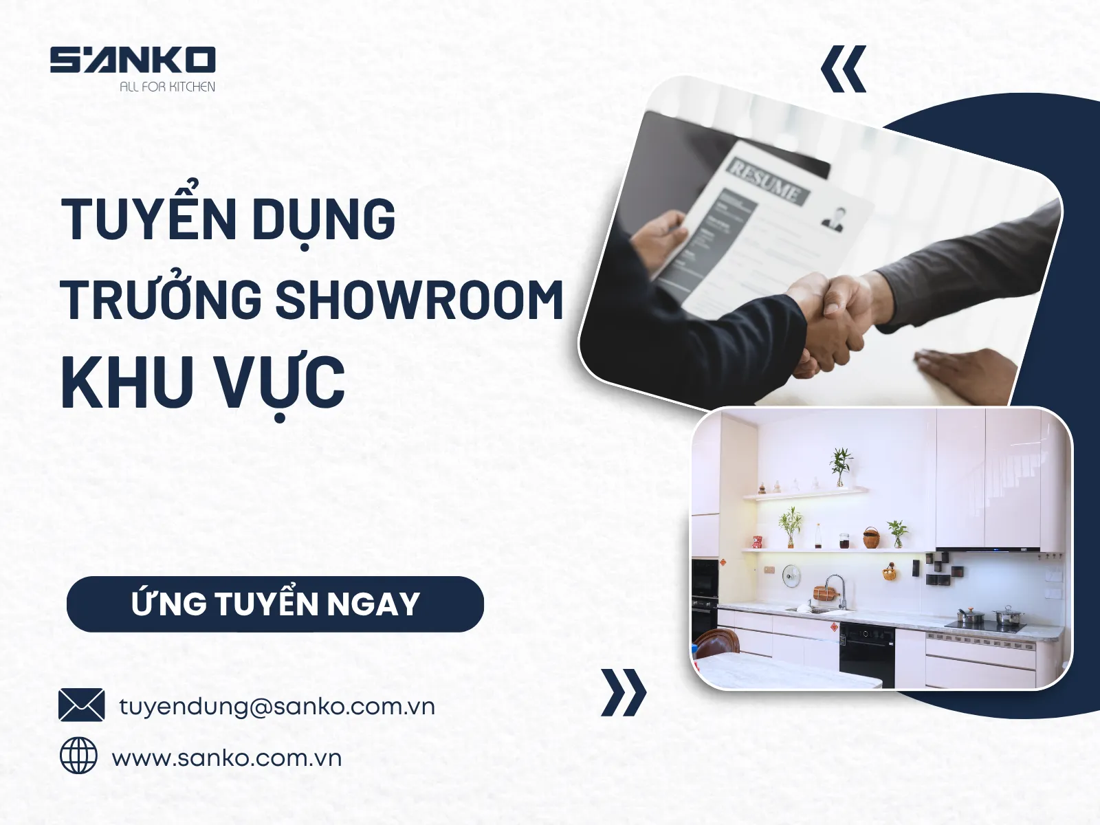 Sanko tuyển dụng trưởng showroom khu vực tháng 3 2026