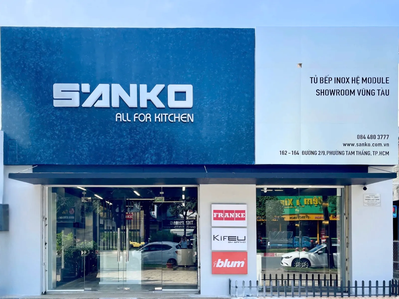 showroom tủ bếp inox Sanko Vũng Tàu