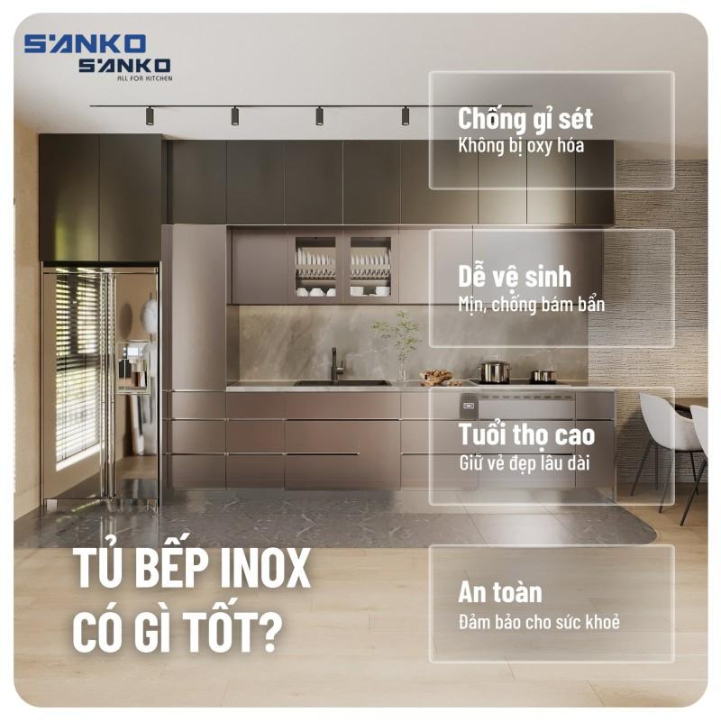 Tại sao tủ bếp inox 304 là lựa chọn lý tưởng cho nhà bếp ven biển?
