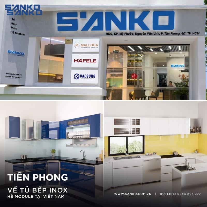 Sanko - Tủ bếp inox 304 module, giải pháp trọn vẹn cho căn bếp Quận 3