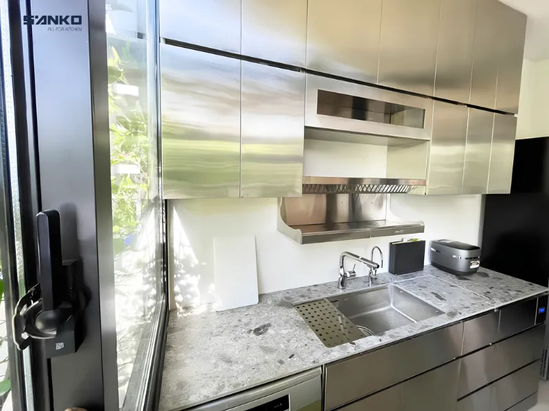 Thi công tủ bếp inox tại Hồ Chí Minh