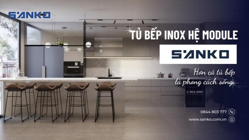 Sanko – Đơn vị tiên phong thi công tủ bếp inox hệ module tại Vũng Tàu