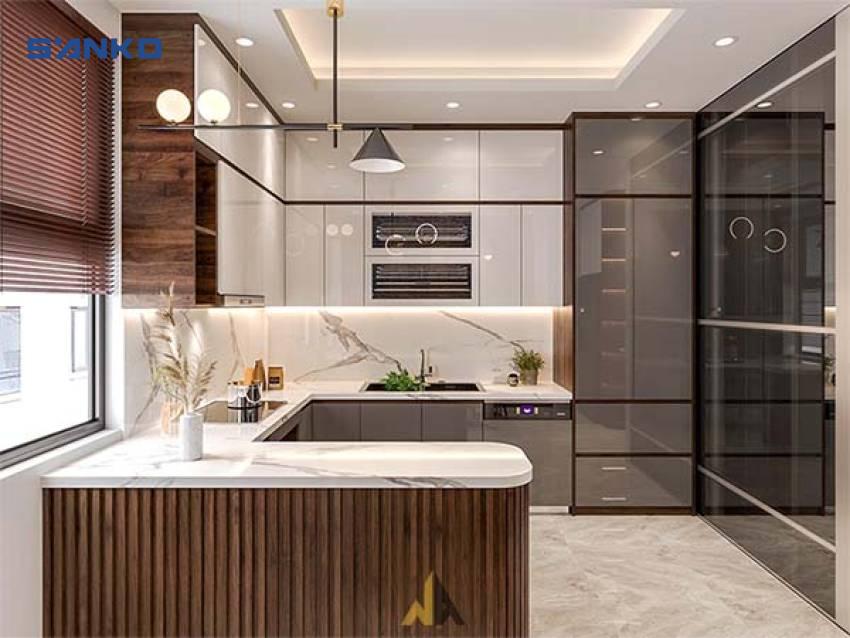thiết kế tủ bếp thông minh
