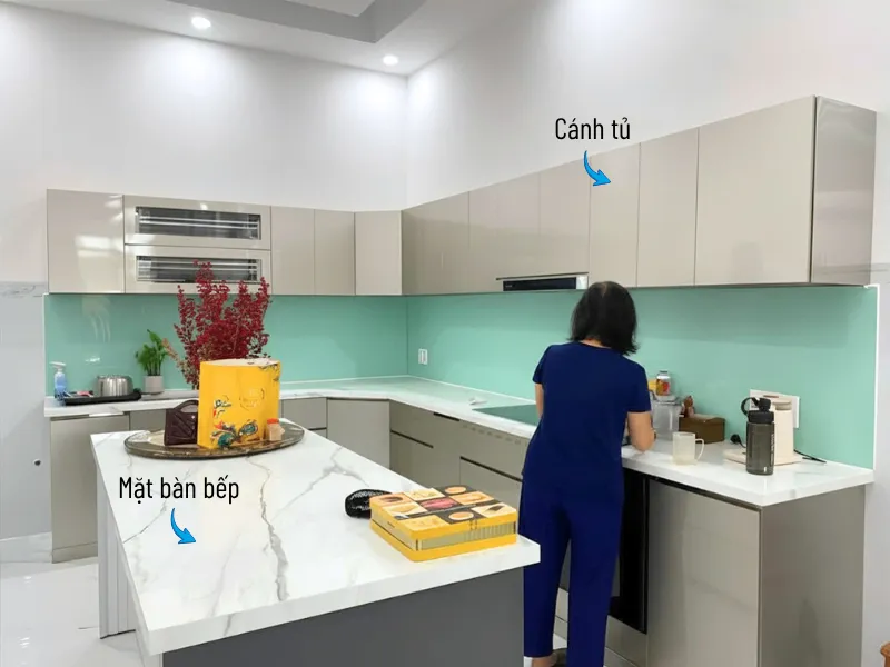 tủ bếp module đóng sẵn